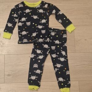 5/$25 Carter's Halloween Owl Pajama - Gray and